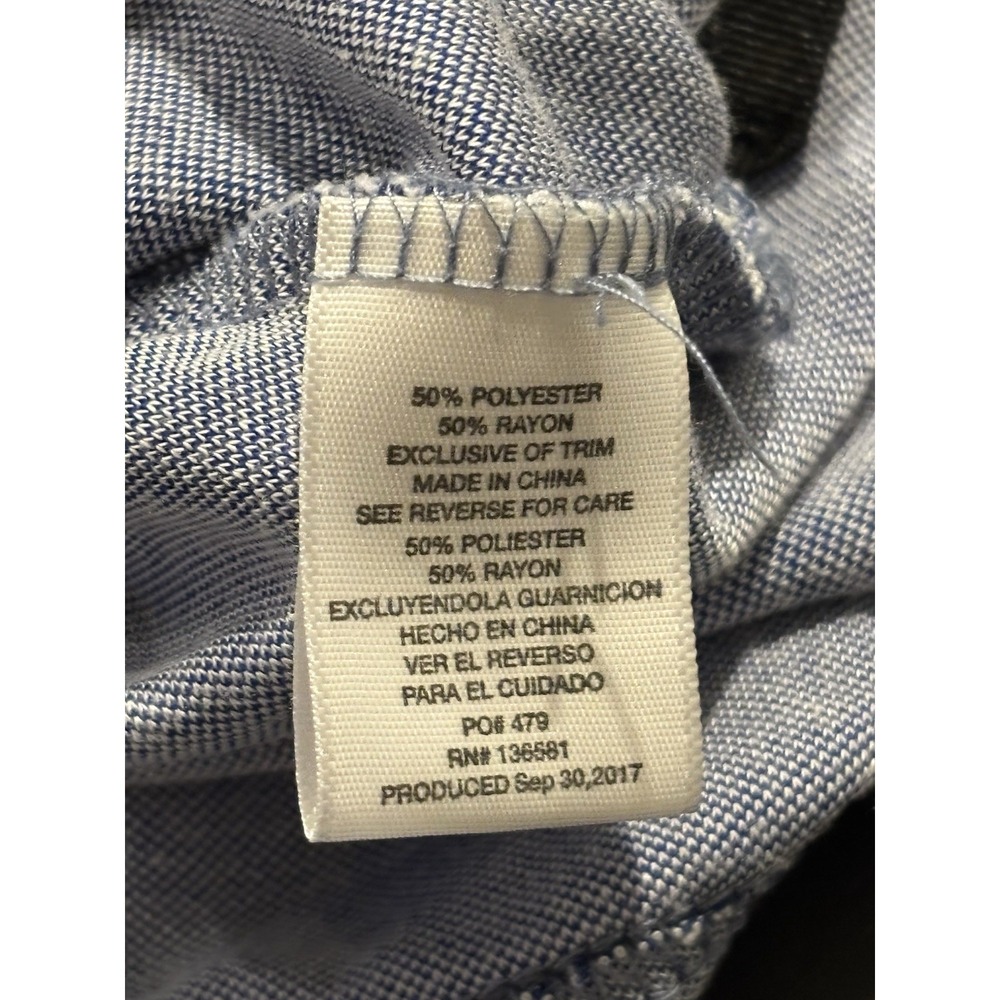 Nat Nast Luxury Originals Men's Blue Short Sleeve Polo Shirt XL - Picture 10 of 11